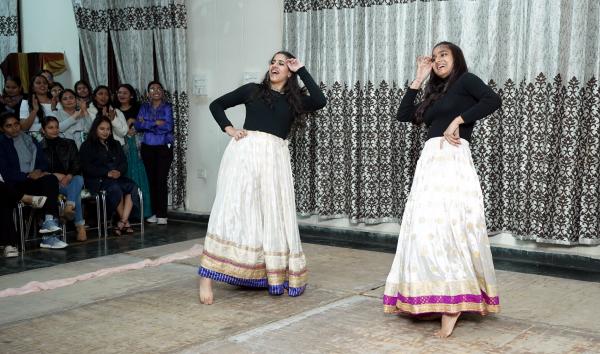  Girls performing in a celebration function